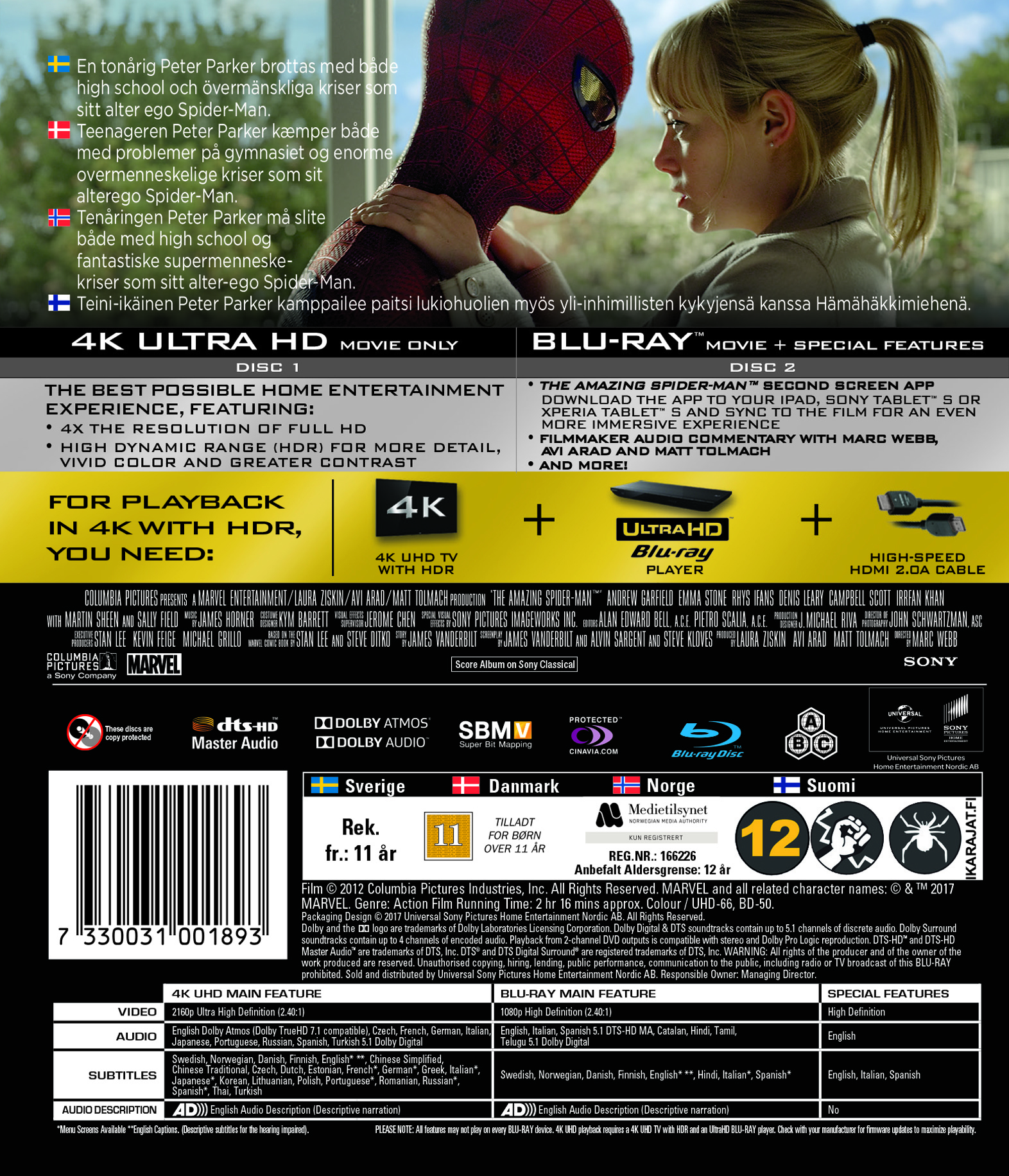 Amazing Spider-Man (4K Ultra HD Blu-ray) - 2