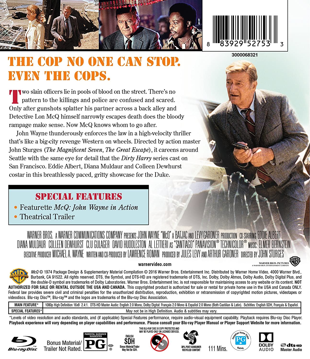 McQ (ej svensk text) (Blu-ray) - 2