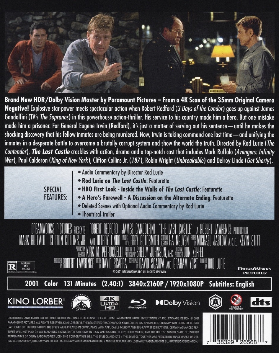 Last Castle (ej svensk text) (4K Ultra HD + Blu-ray) - 2