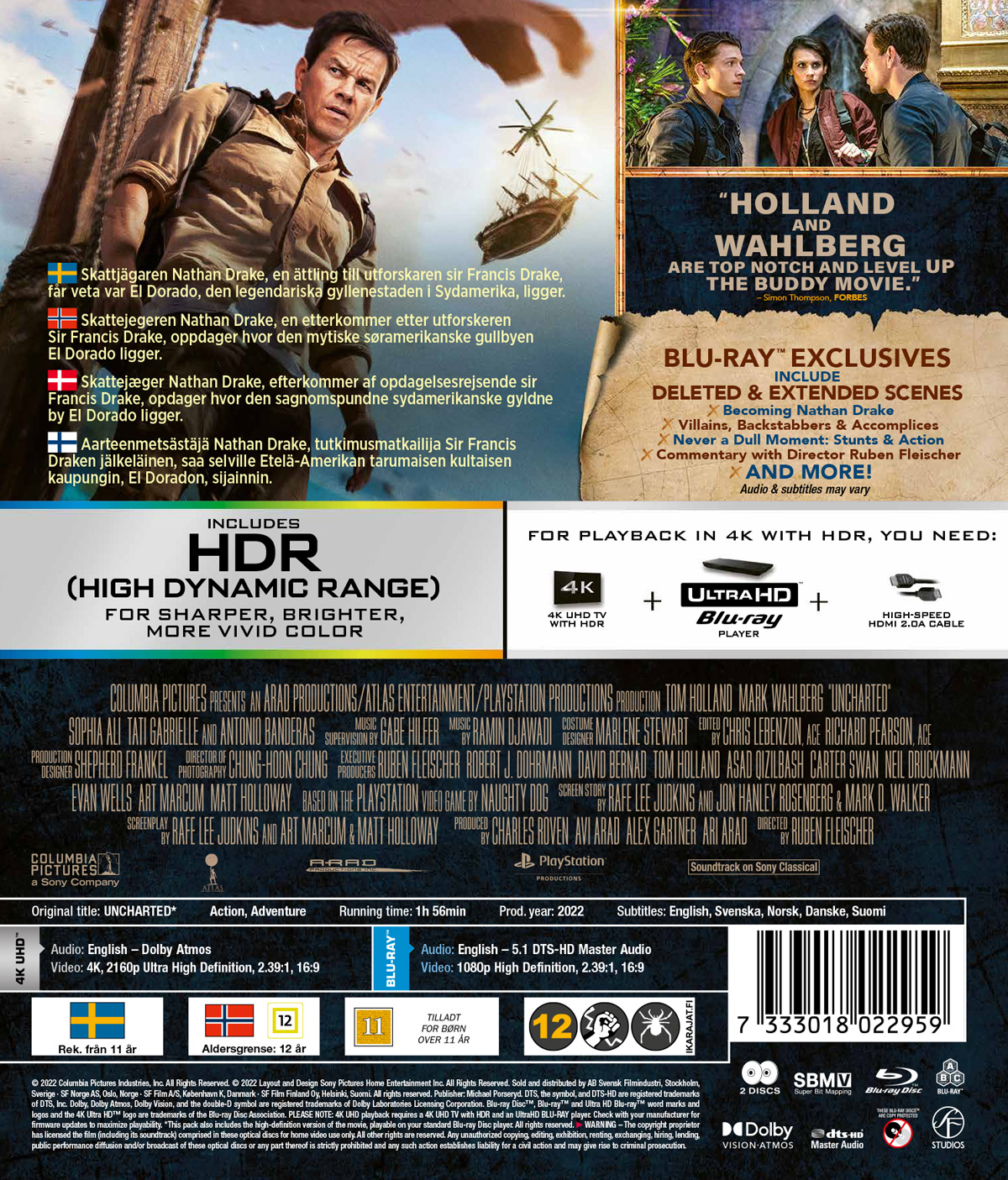 Uncharted (4K Ultra HD + Blu-ray) - 2