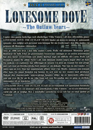 Lonesome Dove - The Outlaw Years - Del 2 Avsnitt 12-22 - 2