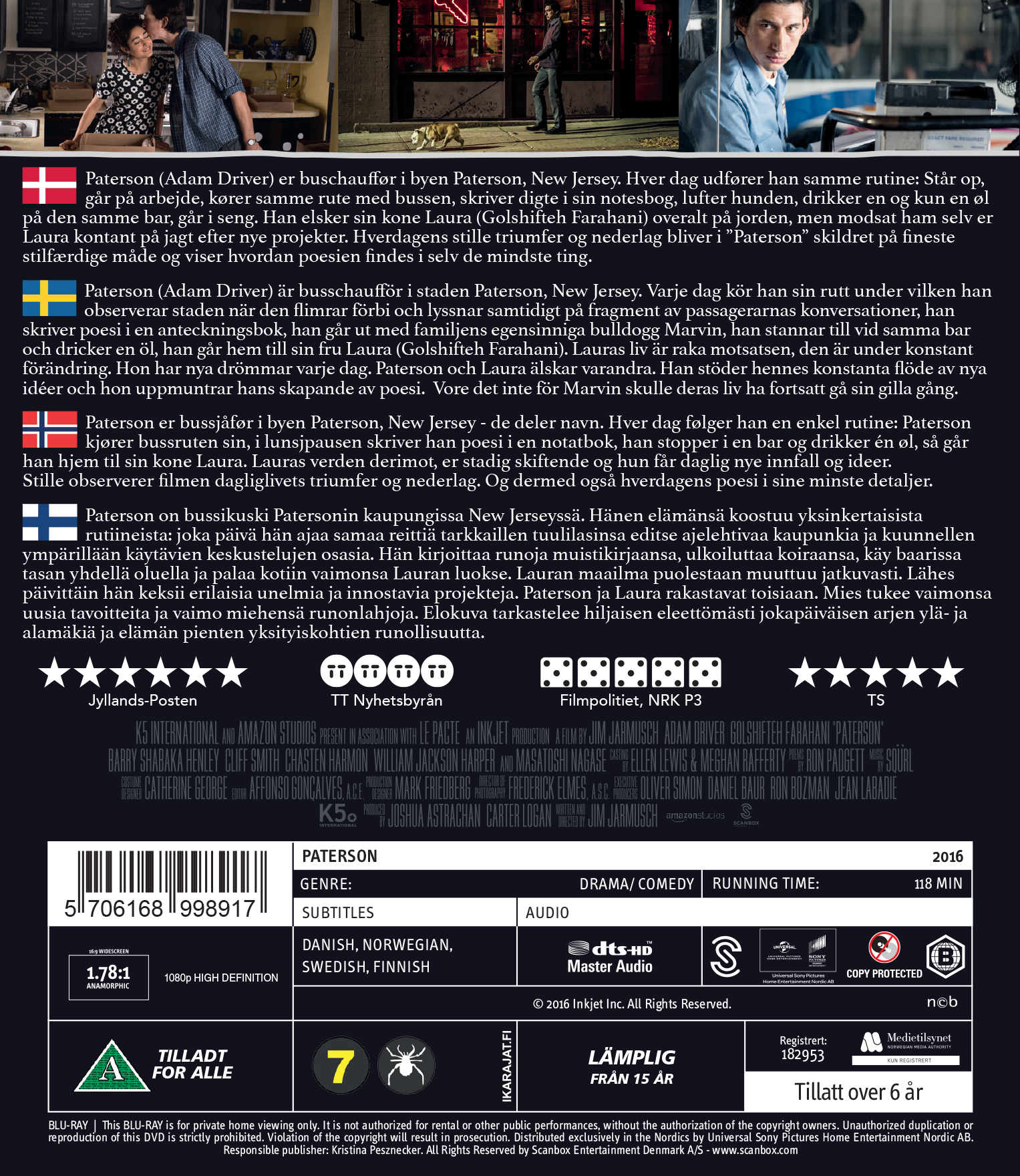 Paterson (Blu-ray) - 2