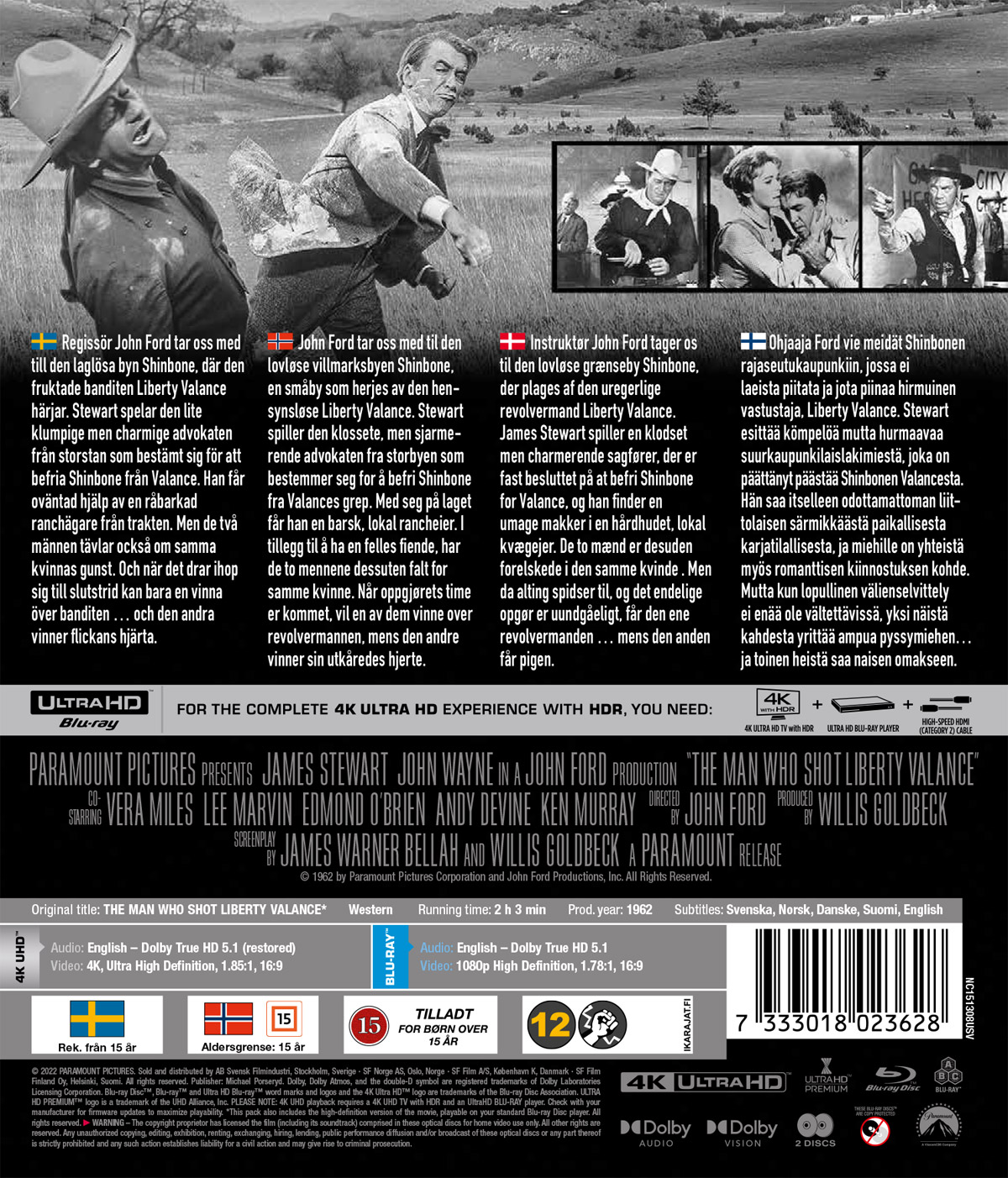 Man Who Shot Liberty Valance (4K Ultra HD + Blu-ray) - 2