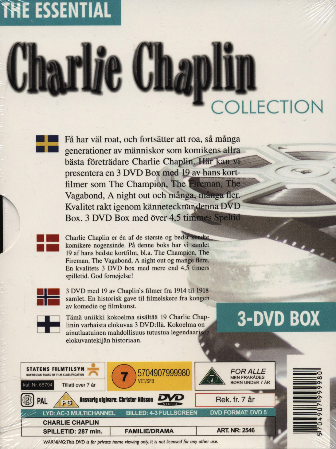 The Essential Charlie Chaplin Collection (Begagnad) - 2