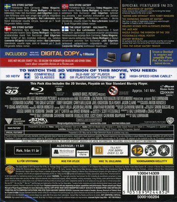 Den Store Gatsby (2013) (Real 3D + Blu-ray) - 2