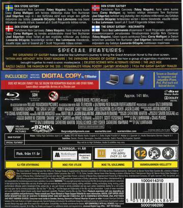 Den Store Gatsby (2013) (Blu-ray) - 2
