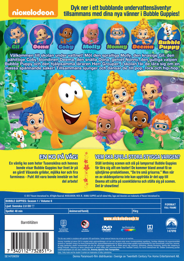 Bubble Guppies - Säsong 1 - Volym 6 - 2