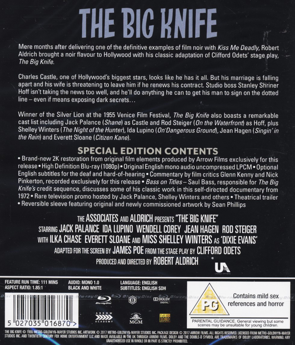 The Big Knife (ej svensk text) (Blu-ray) - 2