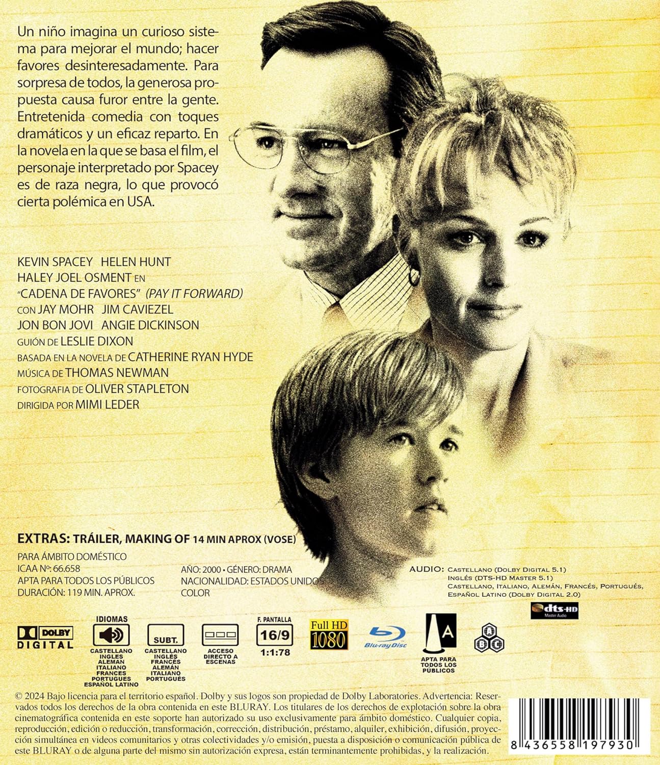 Pay It Forward (ej svensk text) (Blu-ray) - 2