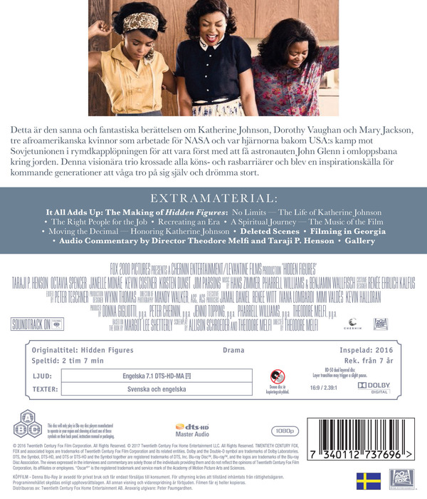 Dolda Tillgångar (Blu-ray) - 2