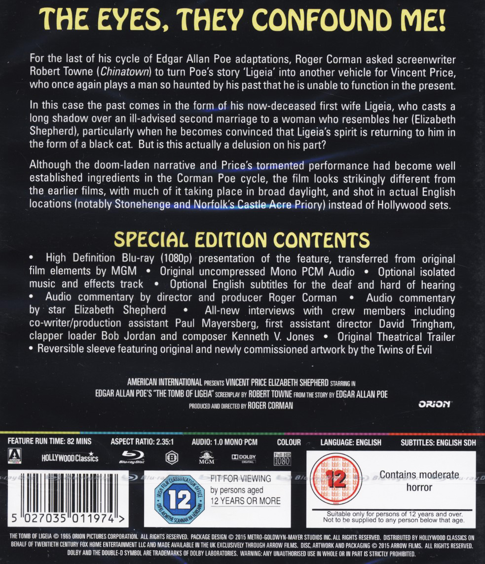 Tomb of Ligeia (ej svensk text) (Blu-ray) - 2