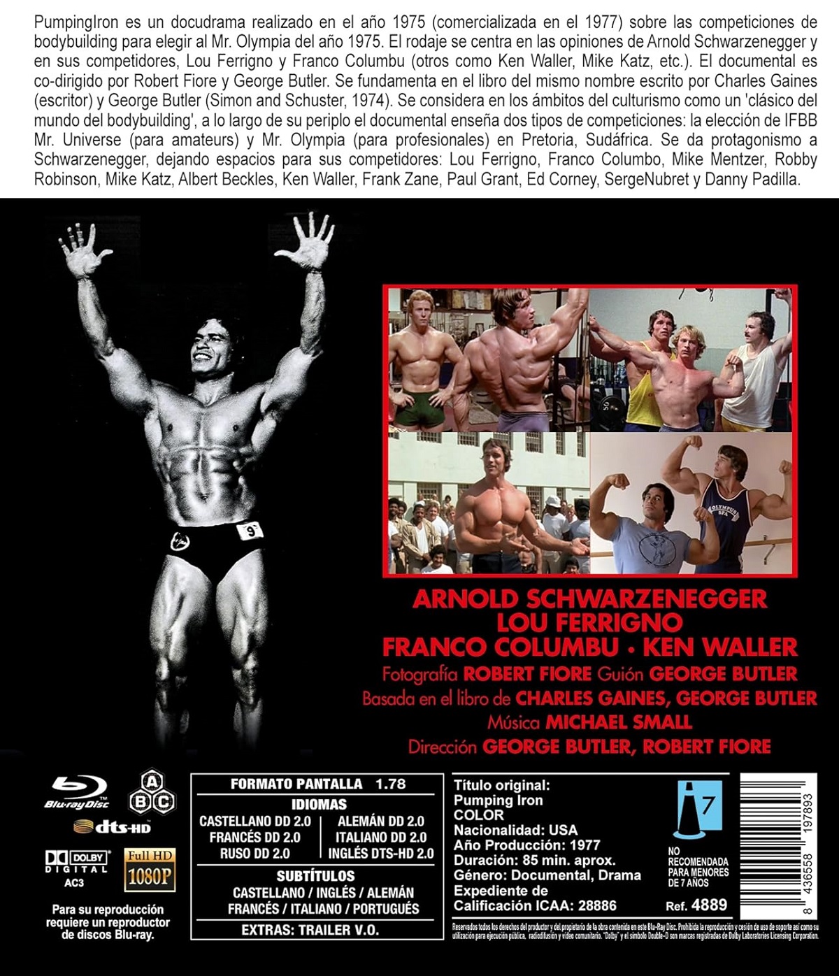 Pumping Iron (ej svensk text) (Blu-ray) - 2