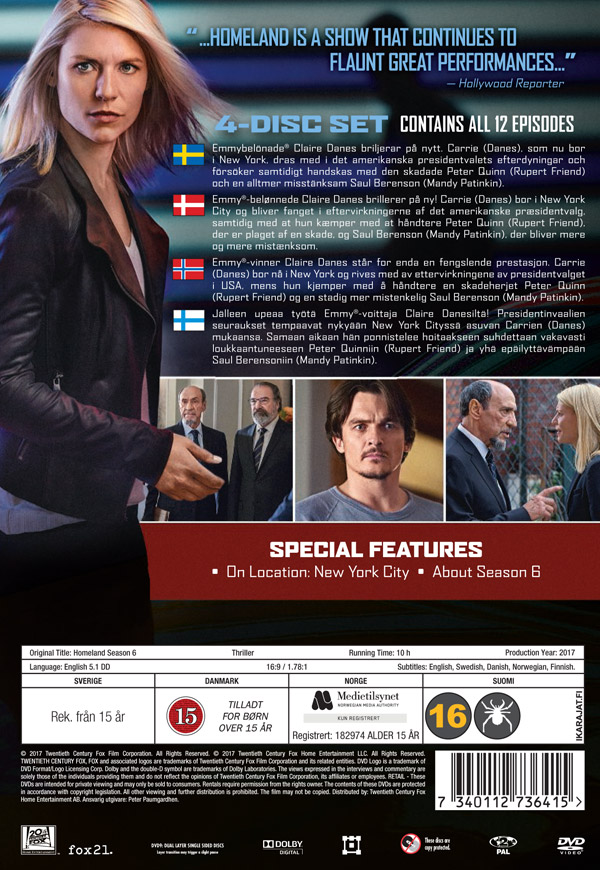 Homeland - Säsong 6 - 2