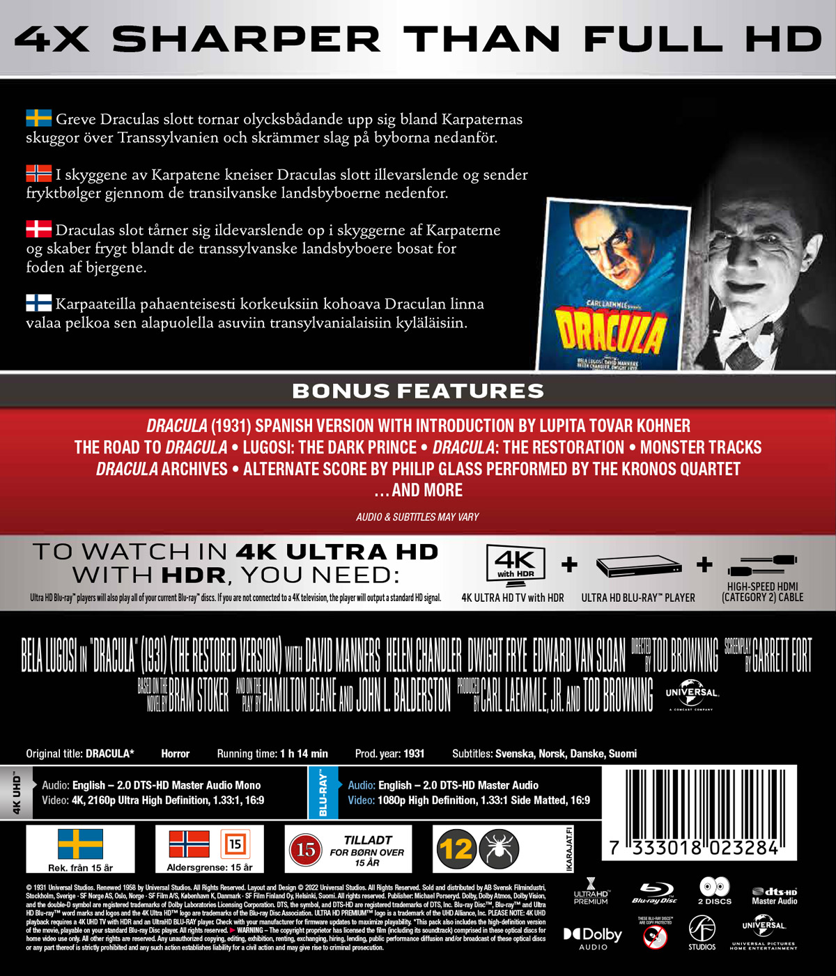 Dracula (1931) (4K Ultra HD + Blu-ray) - 2