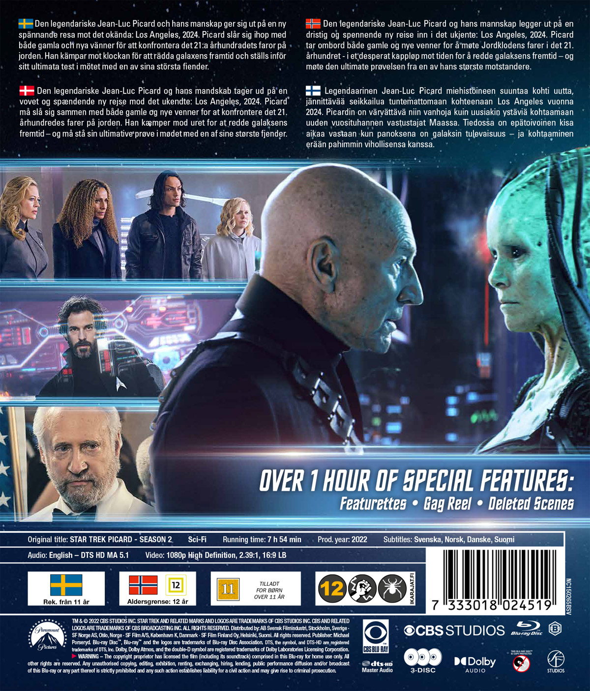 Star Trek Picard Staffel 2 Blu Ray Star Trek: Picard - Säsong 2 (Blu-ray) - Kvarnvideo.se