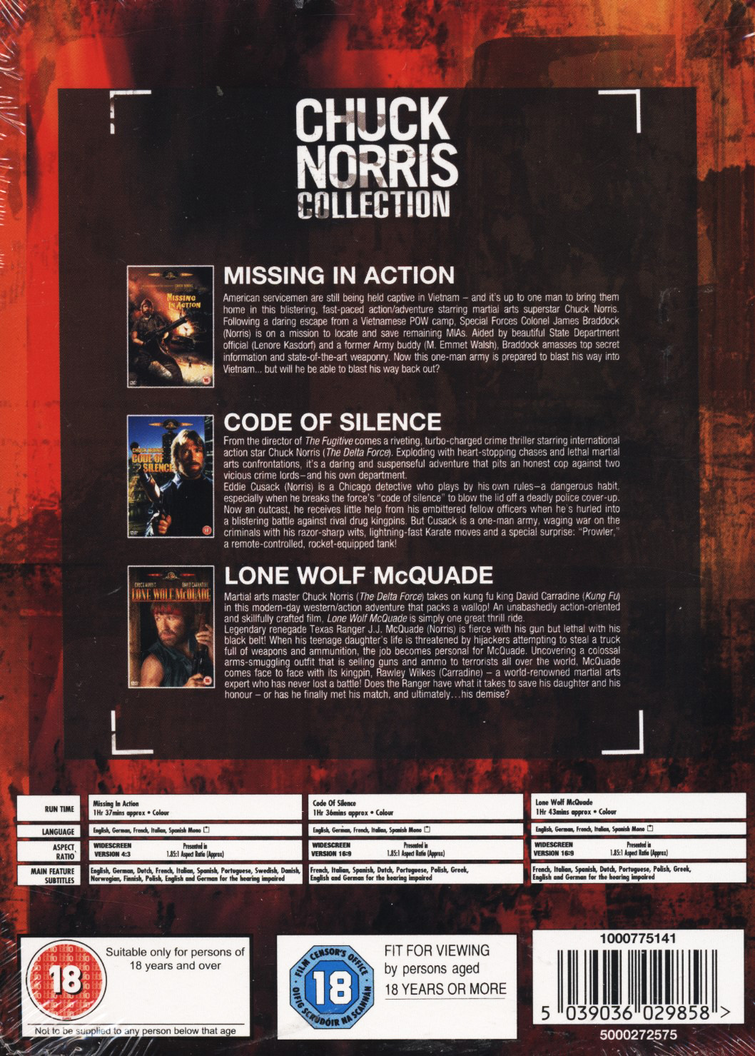 Chuck Norris Collection (ej svensk text 2 filmer) - 2