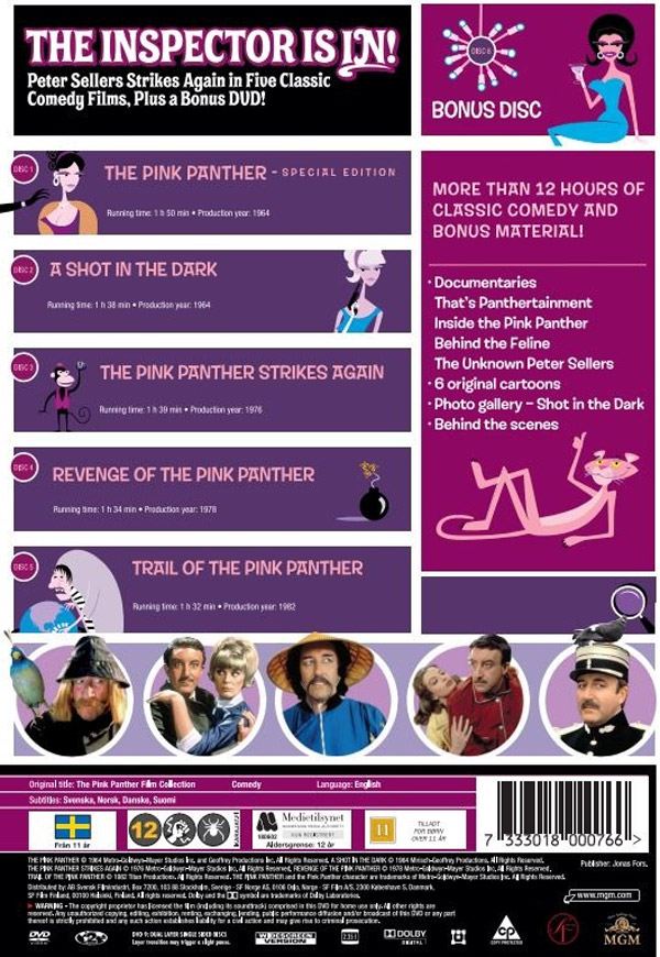 Pink Panther Film Collection (5-disc) - 2