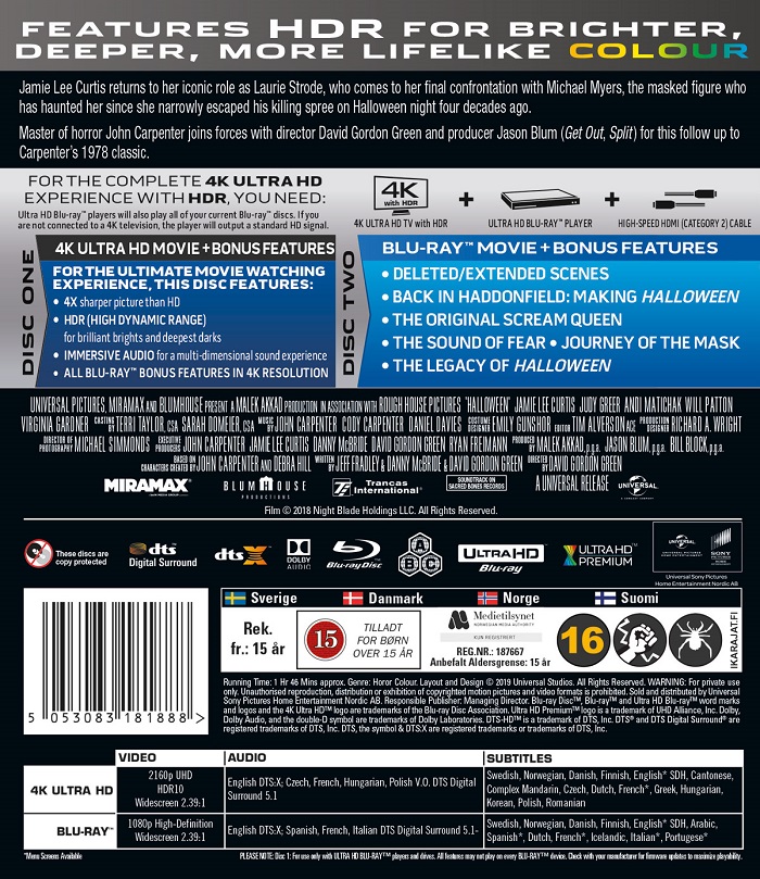 Halloween (2018) (4K Ultra HD Blu-ray) - 2