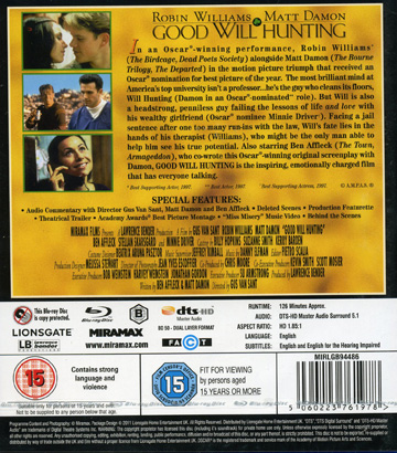 Good Will Hunting (ej svensk text) (Blu-ray) - 2