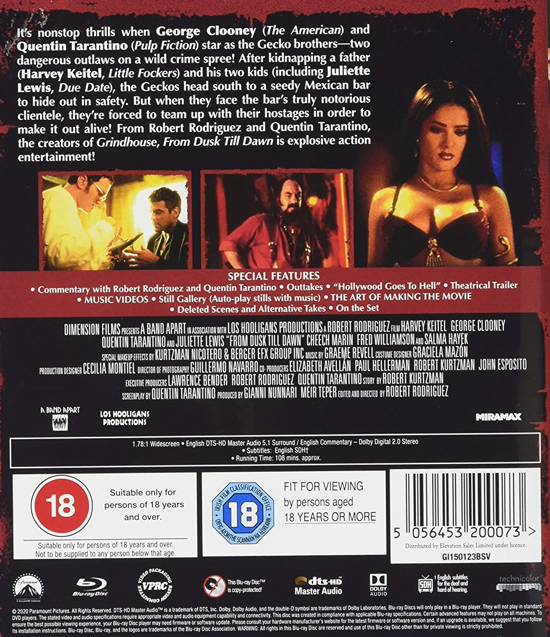 From Dusk Till Dawn (Blu-ray) (ej svensk text) - 2
