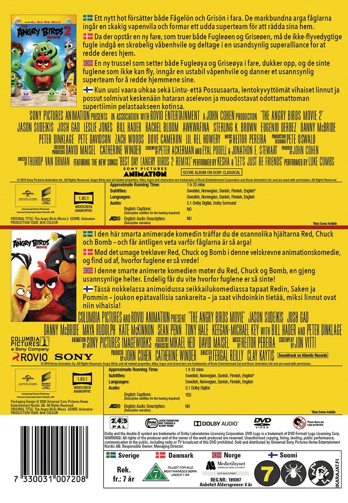 Angry Birds Movie 1 + 2 - 2