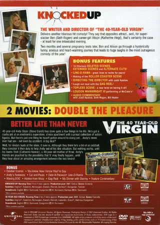 Knocked Up / 40 Year-Old Virgin (2-disc) - 2