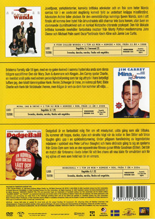 En Fisk Som Heter Wanda / Mina Jag & Irene / Dodgeball (3-disc) - 2
