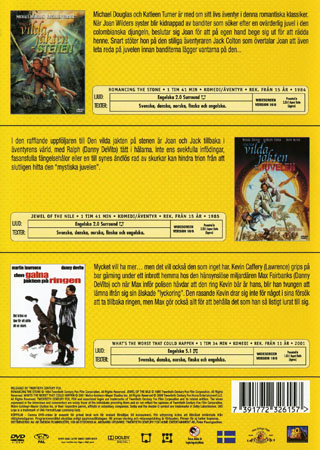 Den Vilda Jakten På Stenen / Den Vilda Jakten På Juvelen / Den Galna Jakten På Ringen (3-disc) - 2