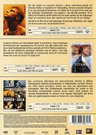Beach / Titanic / Romeo & Julia (3-disc) - 2