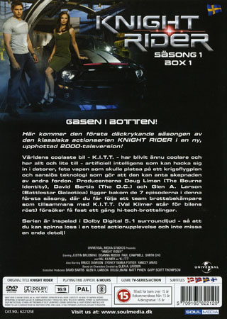 Knight Rider - Säsong 1 Box 1 (2008) - 2