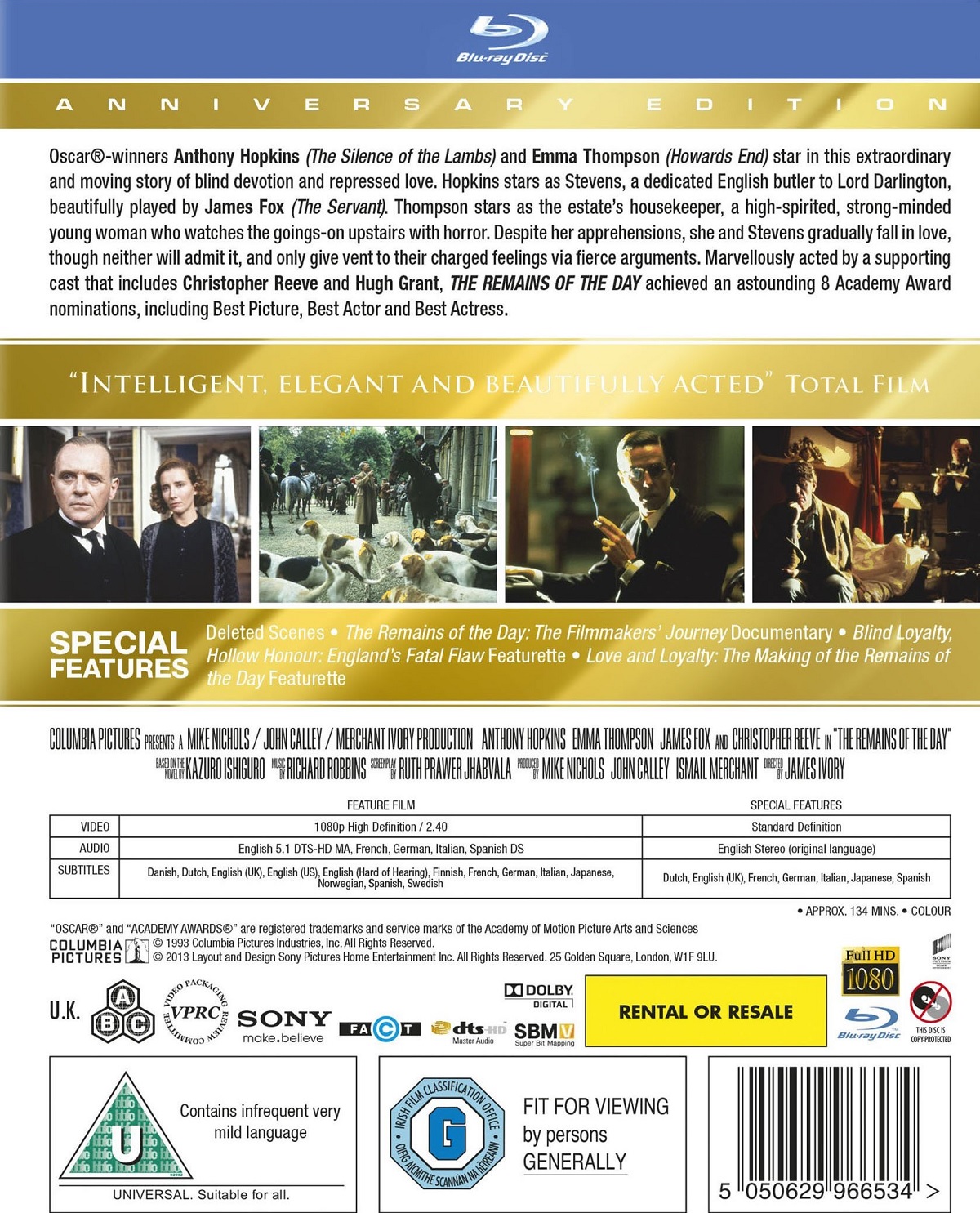 Remains of the Day (Blu-ray) - 2