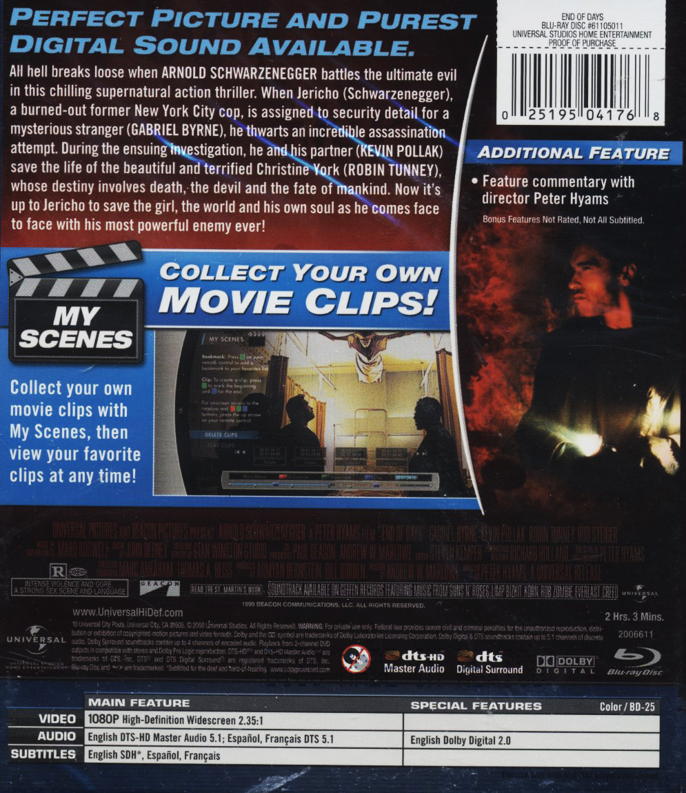 End of Days (ej svensk text) (Blu-ray) - 2