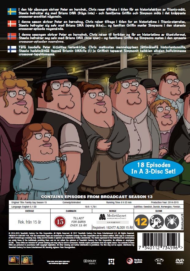 Family Guy - Säsong 15 - 2