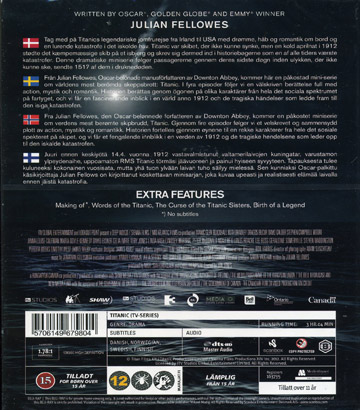 Titanic (2-disc) (Miniserie) (Blu-ray) - 2