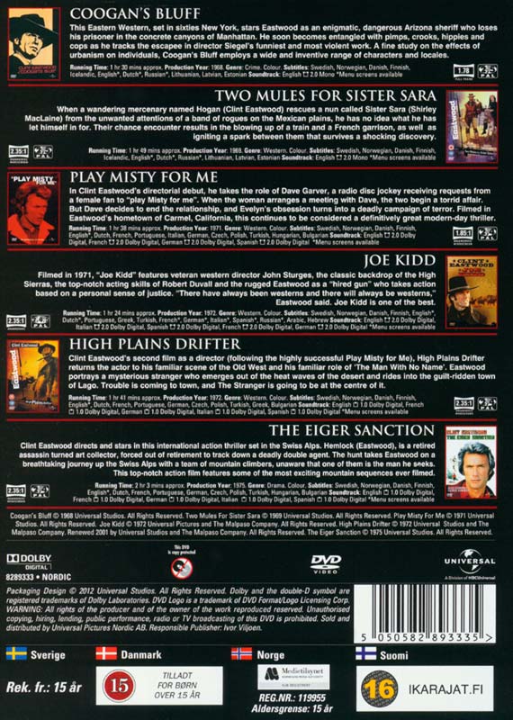 Clint Eastwood Collection (6-disc) - 2