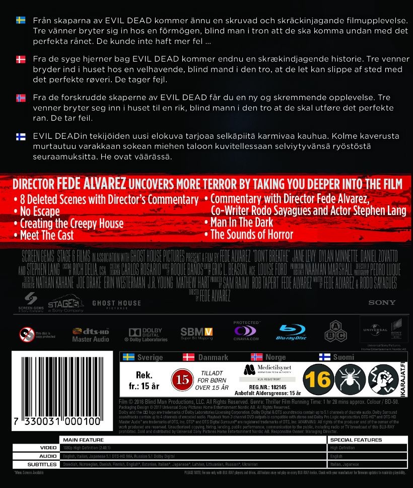 Don't Breathe (Blu-ray) - 2