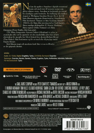Amadeus - Director's Cut (1-disc) - 2