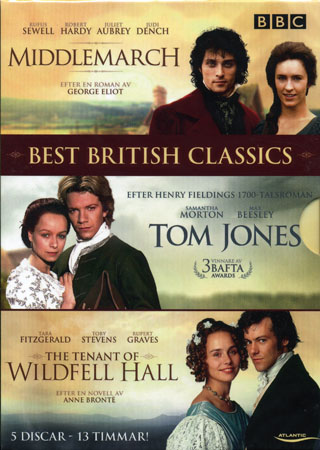 Middlemarch / Tom Jones / Tenant of Wildfell Hall (BBC) (5-disc)