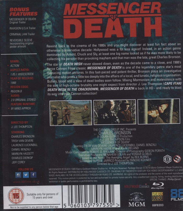Messenger of Death (ej svensk text) (Blu-ray) - 2