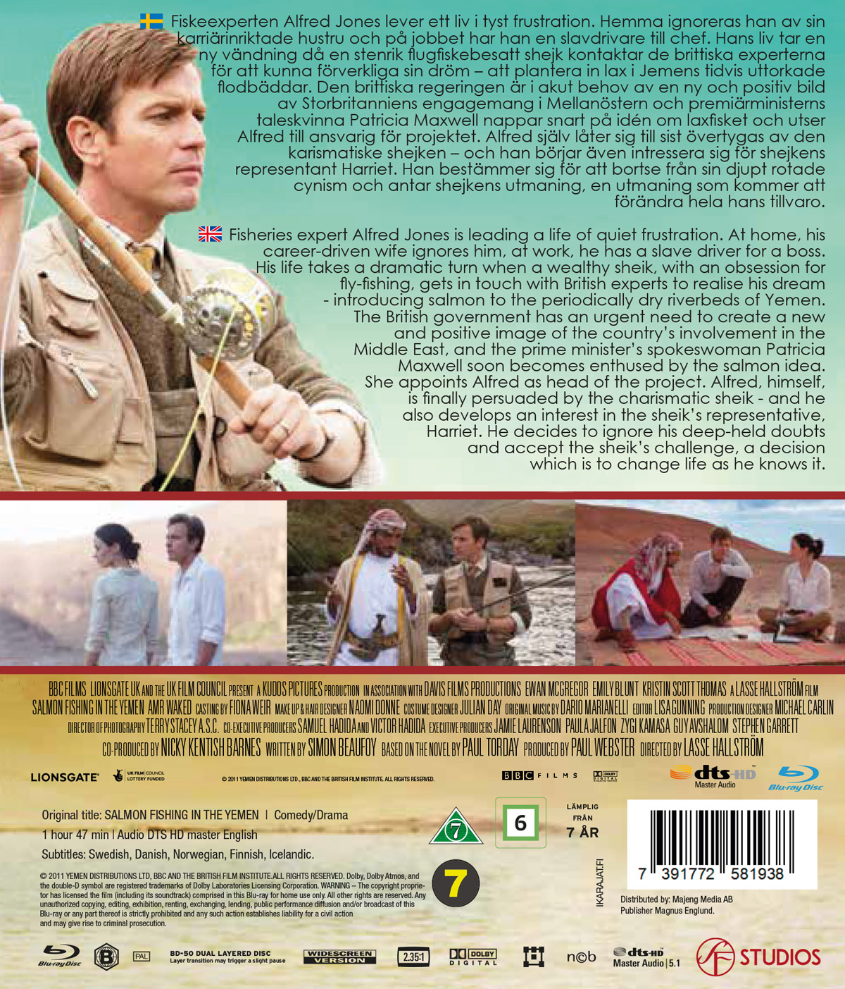 Laxfiske I Jemen (Blu-ray) - 2