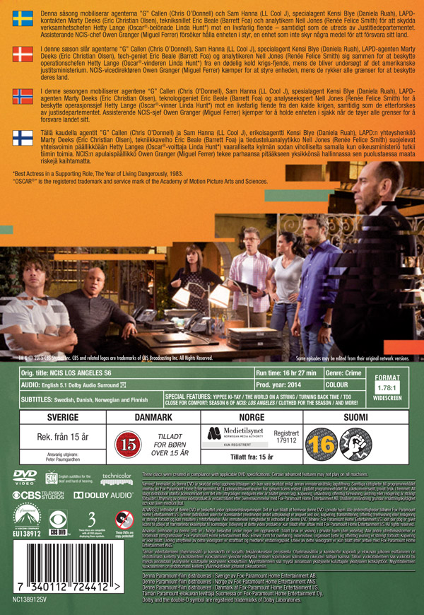 NCIS: Los Angeles - Säsong 6 (Begagnad) - 2