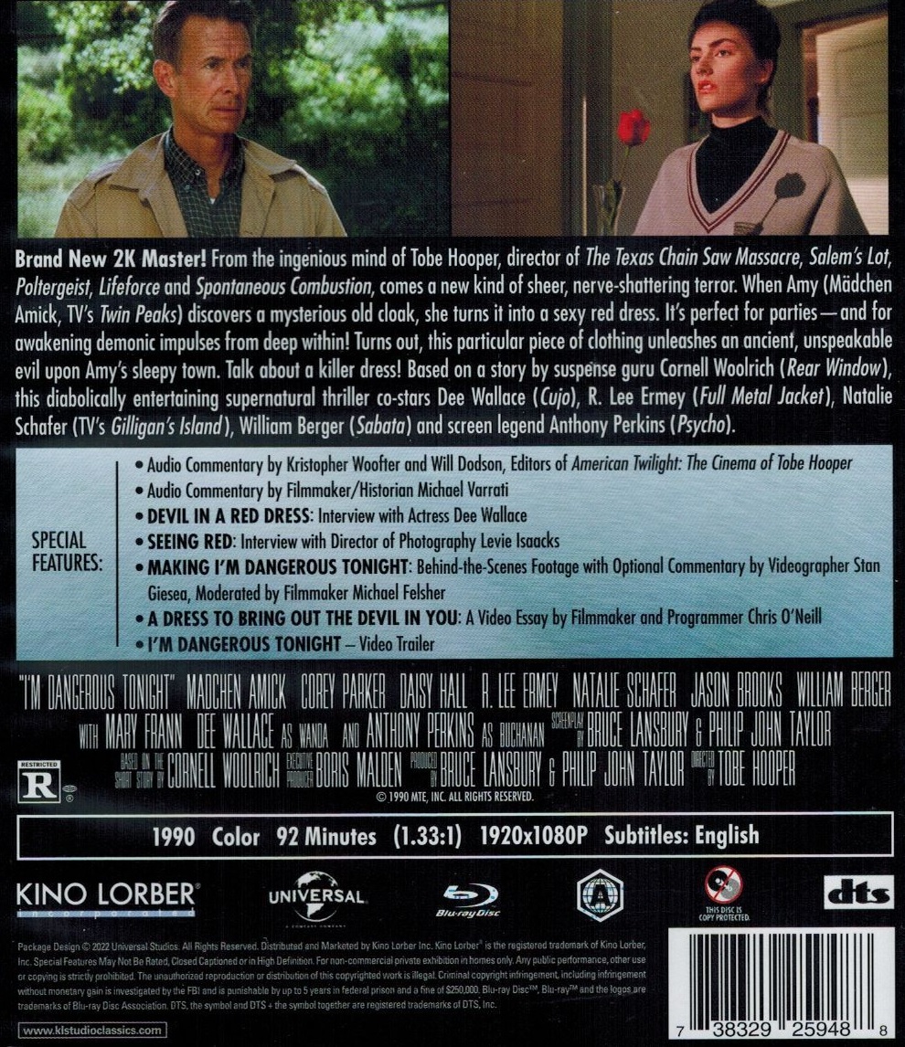 I'm Dangerous Tonight (ej svensk text) (Blu-ray) (OBS! Region A) - 2