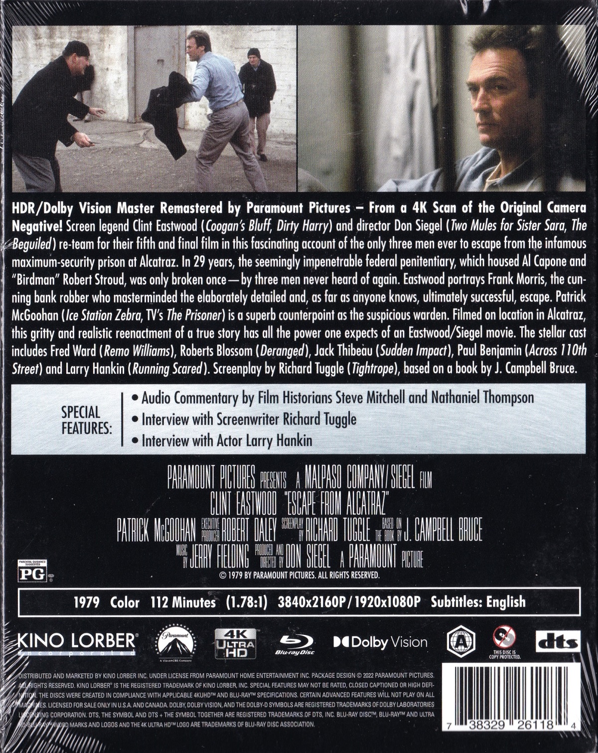 Escape From Alcatraz (ej svensk text) (4K Ultra HD + Blu-ray) - 2