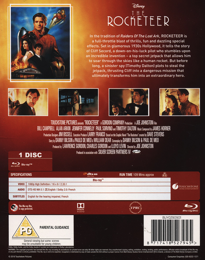 Rocketeer (ej svensk text) (Blu-ray) - 2