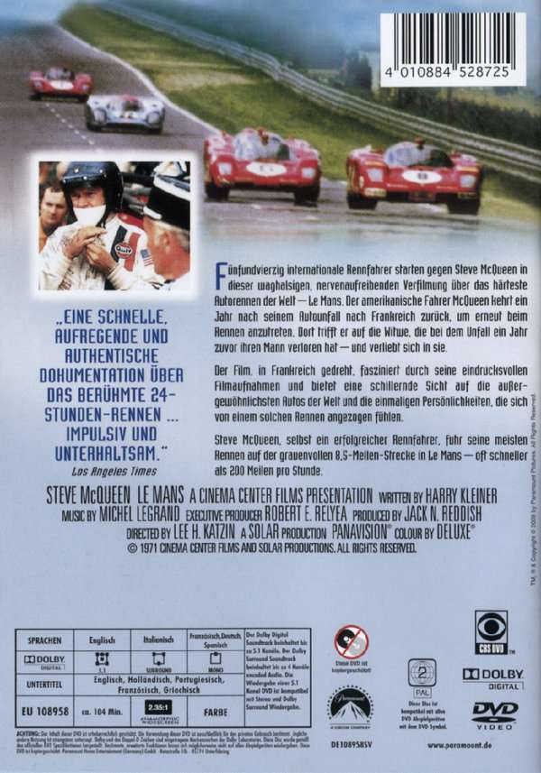 Le Mans (ej svensk text) - 2