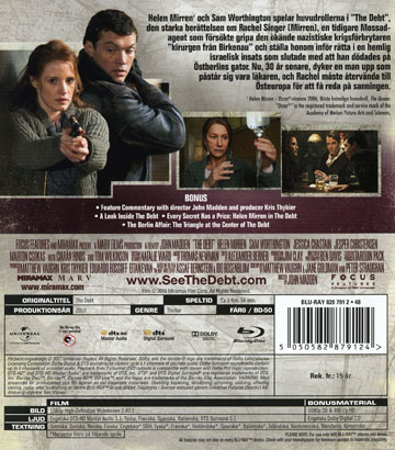 Debt (Blu-ray) (Danskt omslag) - 2