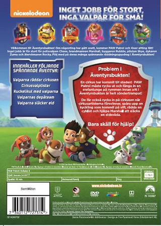 Paw Patrol - Kul På Cirkusen - Volym 4 - 2