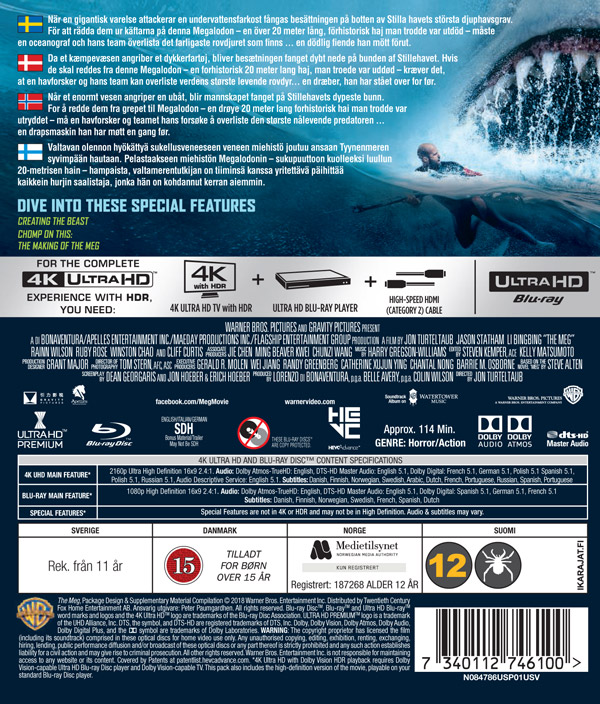 Meg (4K Ultra HD + Blu-ray) - 2