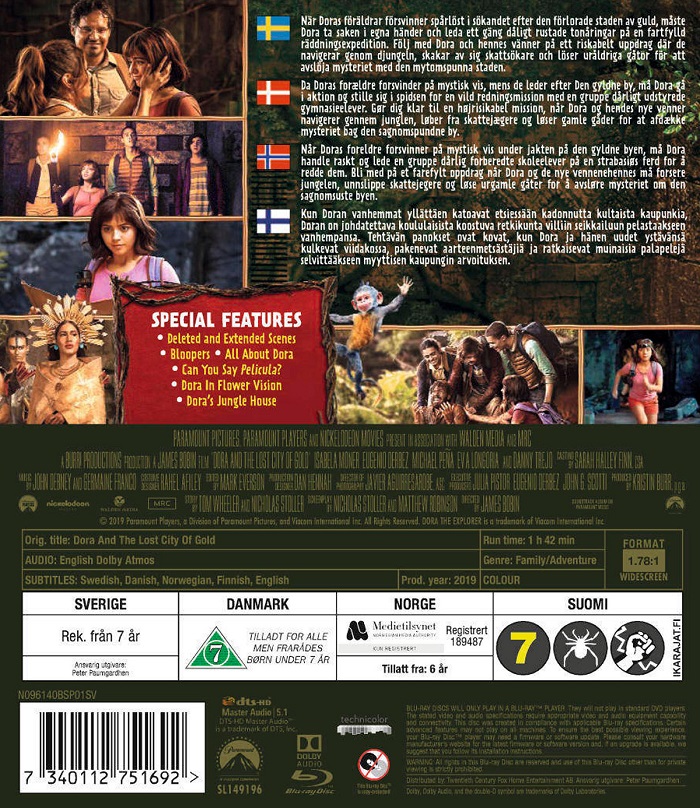 Dora And the Lost City of Gold (Blu-ray) - 2