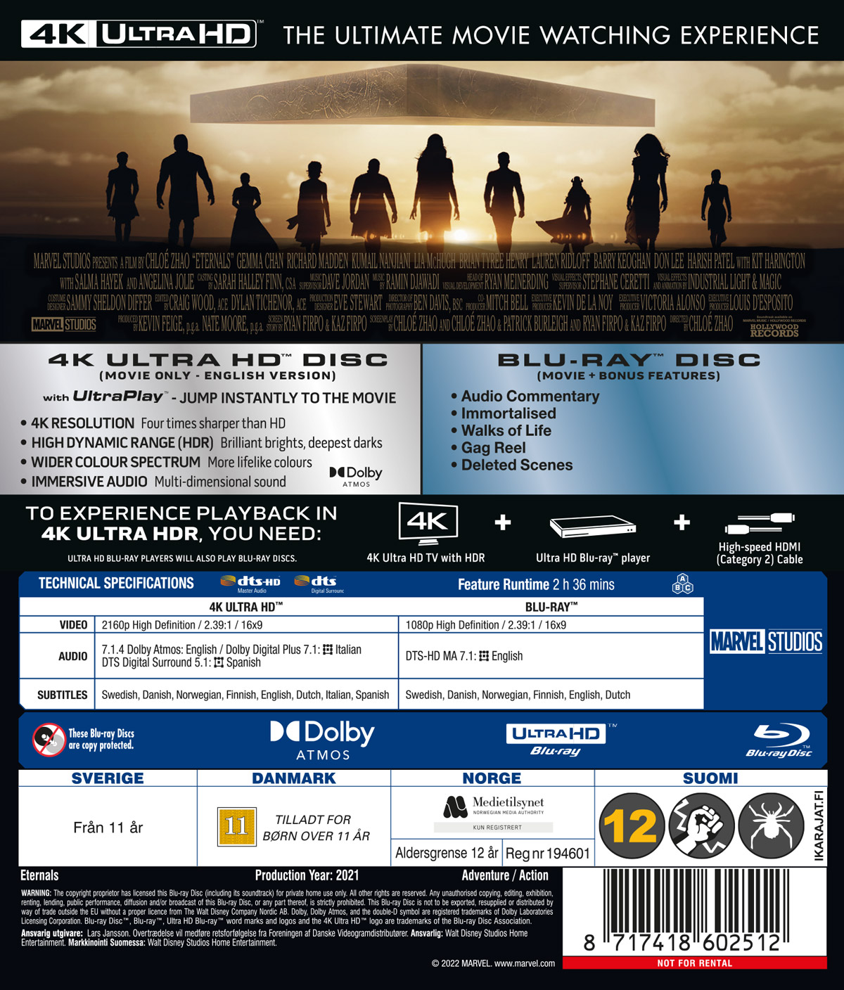 Eternals (4K Ultra HD + Blu-ray) - 2